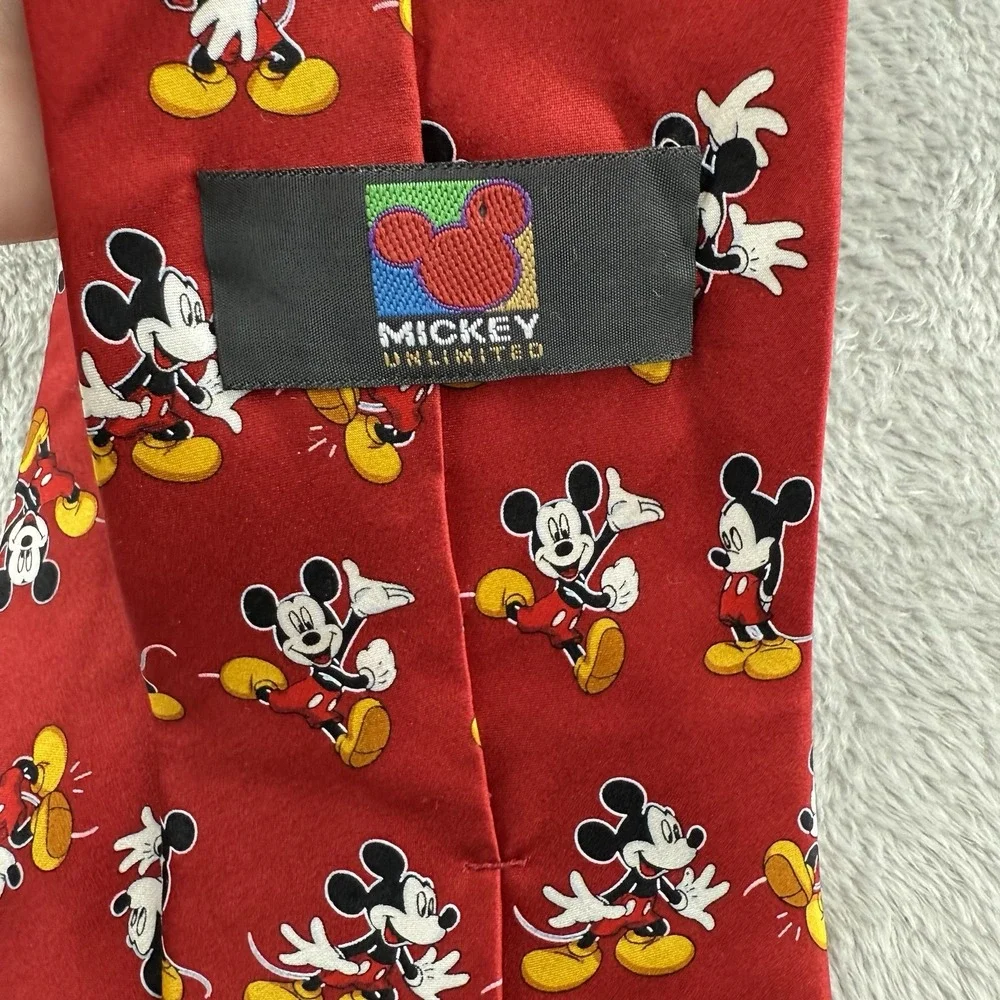 Disney‎ Mickey Mouse Tie Mens 3.5